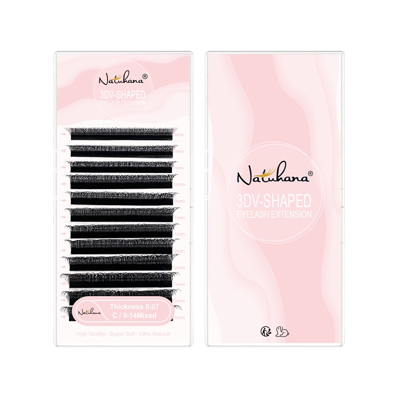 NATUHANA ขนตาปลอม รูปตัว W 3D สําหรับต่อขนตา ราคา ถูกที่สุด ดีลบีเคเค แกลเลอรีภาพที่ 8
