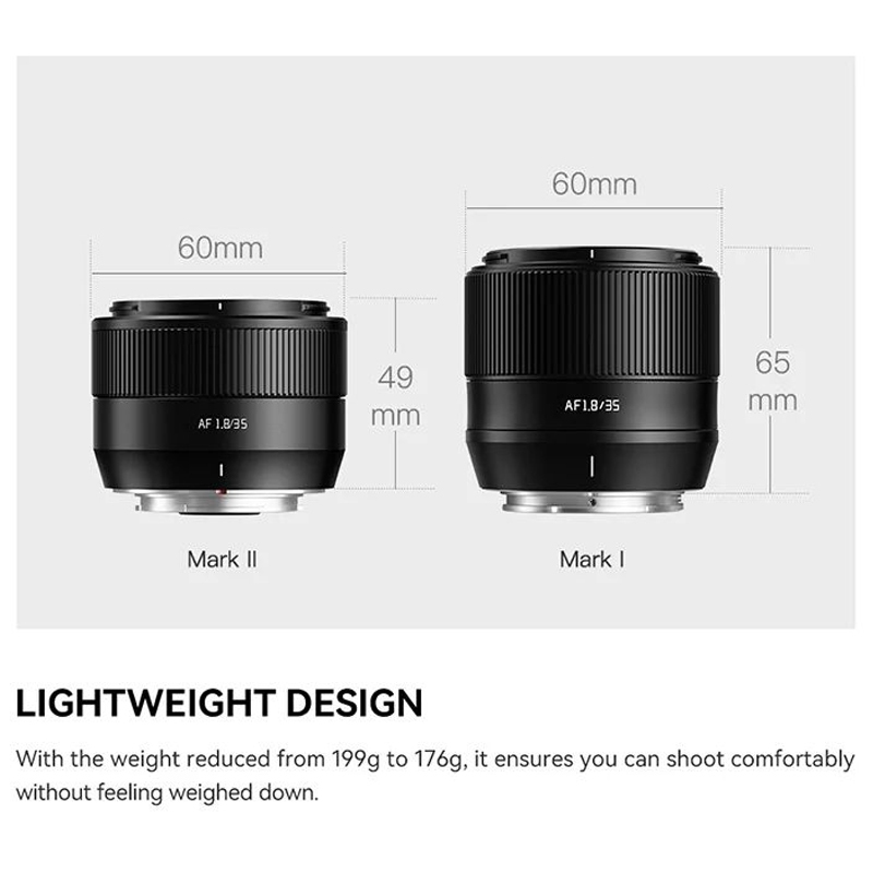 Ttartisan AF 35 มม.F1.8 ll Auto Focus APS-C เลนส์กล้องสําหรับ sony ZVE-10 A6400 A6300 A6500 Fujifilm X-T50 X-M1 X-PRO2