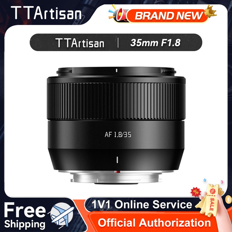 Ttartisan AF 35 มม.F1.8 ll Auto Focus APS-C เลนส์กล้องสําหรับ sony ZVE-10 A6400 A6300 A6500 Fujifilm X-T50 X-M1 X-PRO2