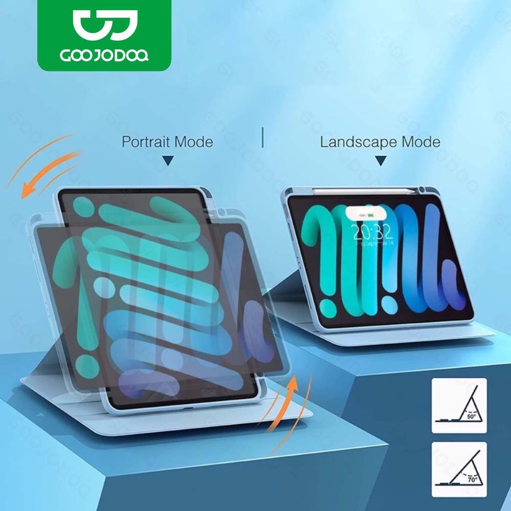 GOOJODOQ ไทยแลนด์สปอต NEW case FOR pro 11/360°rotation เคสไอแพด PROหมุนได้360องศา/Air4/10.9/11/12.9p