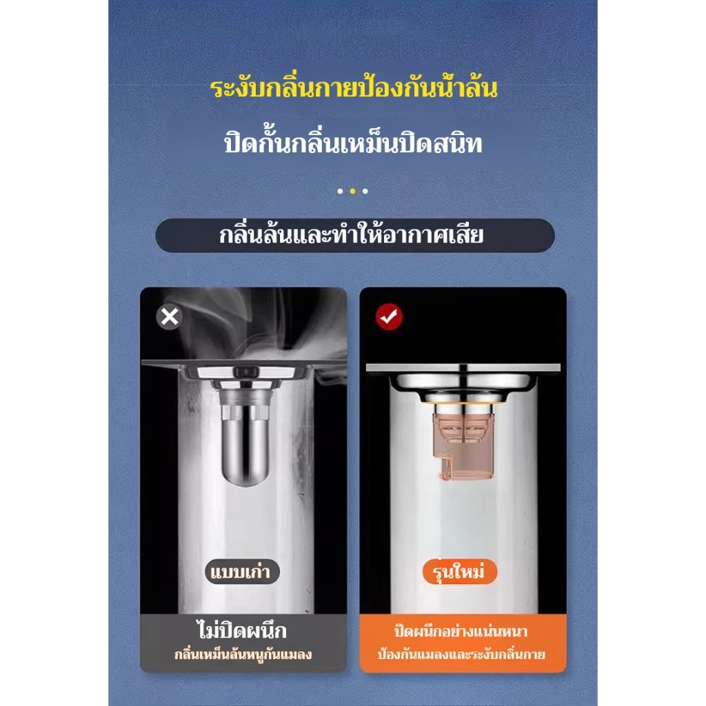 ฝาปิดท่อระบายน้ําในห้องน้ําระบายน้ํากันแมลงกรองชักโครกแบบถอดได้แกนท่อระบายน้ําพื้น - รูปที่ 4