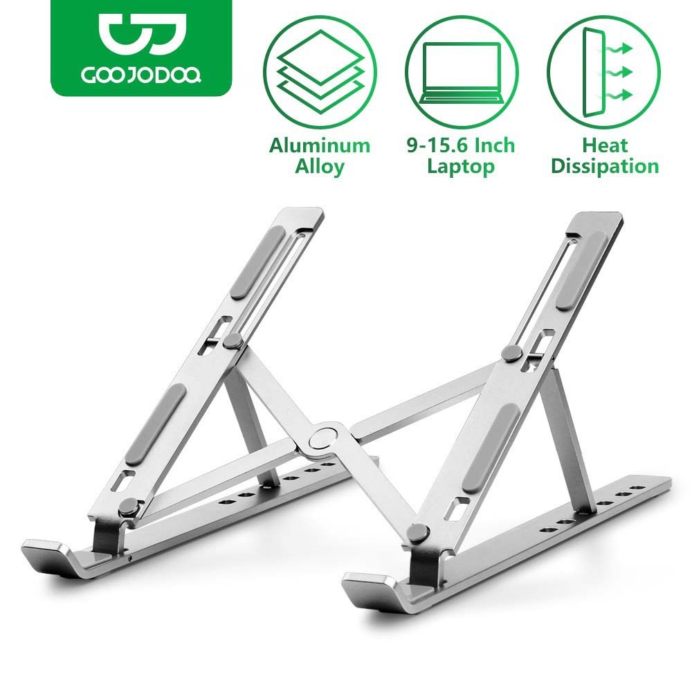 GOOJODOQ 🇹🇭 ขาตั้งแล็ปท็อป คอมพิวเตอร์ แบบยกสูง โลหะ