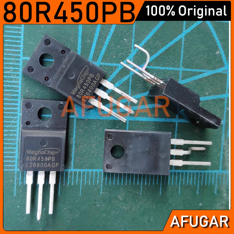 3pcs Original 80R450PB TO-220F MMF80R450PB TO220F 11A/850V N-channel MOSFET ทรานซิสเตอร์ใหม่เดิม