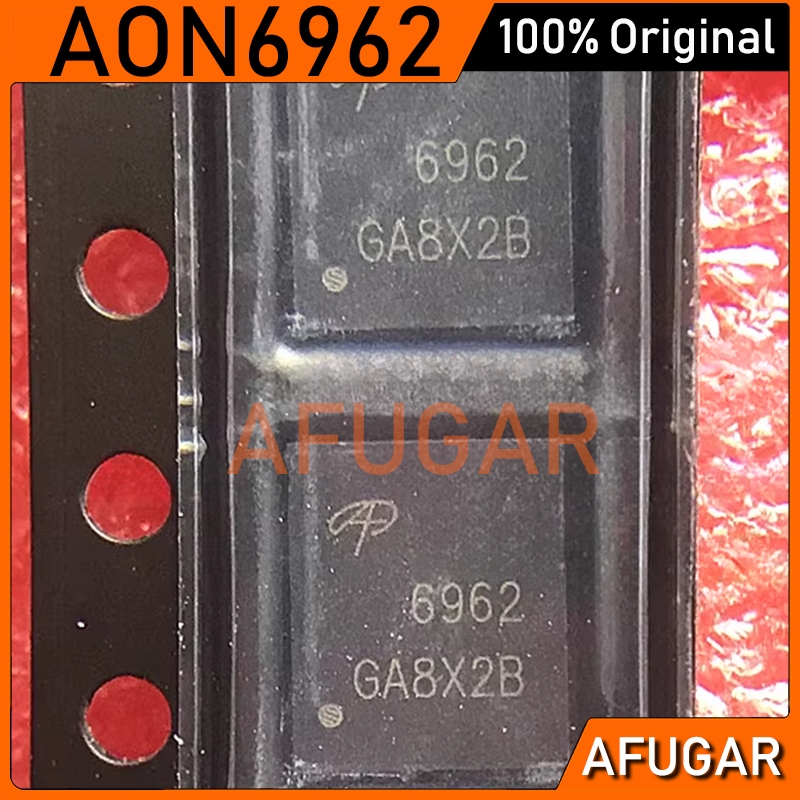 5pcs AON6962 QFN-8 AO6962 QFN8 6962 SMD N-Channel MOSFET ใหม่เดิม