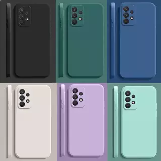 สําหรับ Samsung Galaxy A23 A33 A53 A73 5G A72 A52 A52S A32 4G Matte Candy สีซิลิโคนนุ่ม TPU เคสโทรศัพท์ฝาหลัง