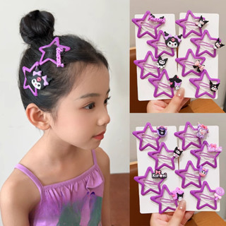 เด็ก Kuromi ดาวห้าแฉกหน้าผาก Bangs ผมหัก Tidying Handy เครื่…