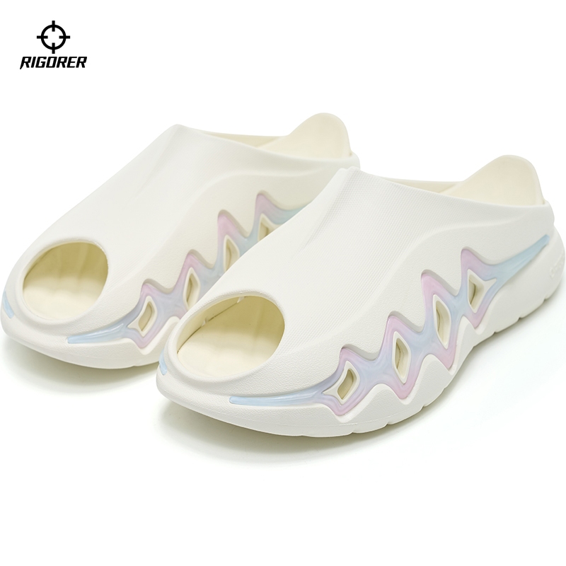 Ricorer Shark 3 สไลด์แฟชั่นรองเท้าแตะชายหาดลําลองสําหรับผู้ชายผู้หญิงรองเท้าแตะระบายอากาศนุ่มพิเศษ