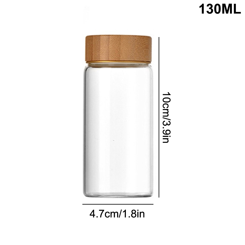 [VI] 50 ชิ้นขวดพลาสติกขวดตัวอย่าง 5 กรัมถังขนาดเล็ก Vials แคปซูลภาชนะเก็บ TH