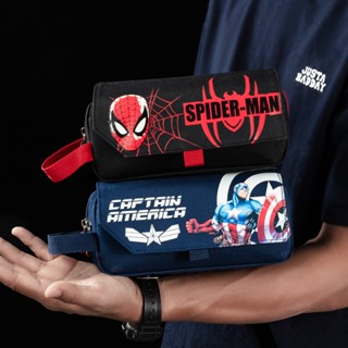 Disney กล่องดินสอการ์ตูนความจุขนาดใหญ่ Double-Layer Flip กระ…