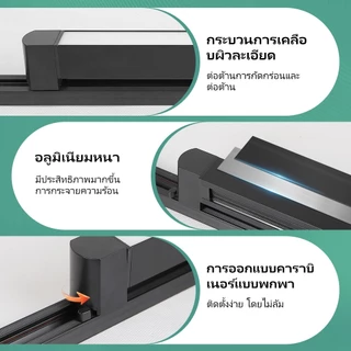 ไฟรางLed Track light 3สี ไฟแทรคไลท์ ไฟแต่งห้อง ไฟledเพดาน โคมไฟเพดาน ของแต่งร้าน หรับห้องนอนครัวตลาด