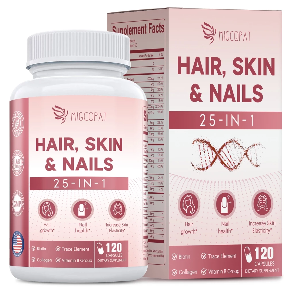 Migcotat Hair อาหารเสริมผิวหนังและเล็บ สูตร 25 In 1 พร้อม Biotin 10000mcg - รูปที่ 1