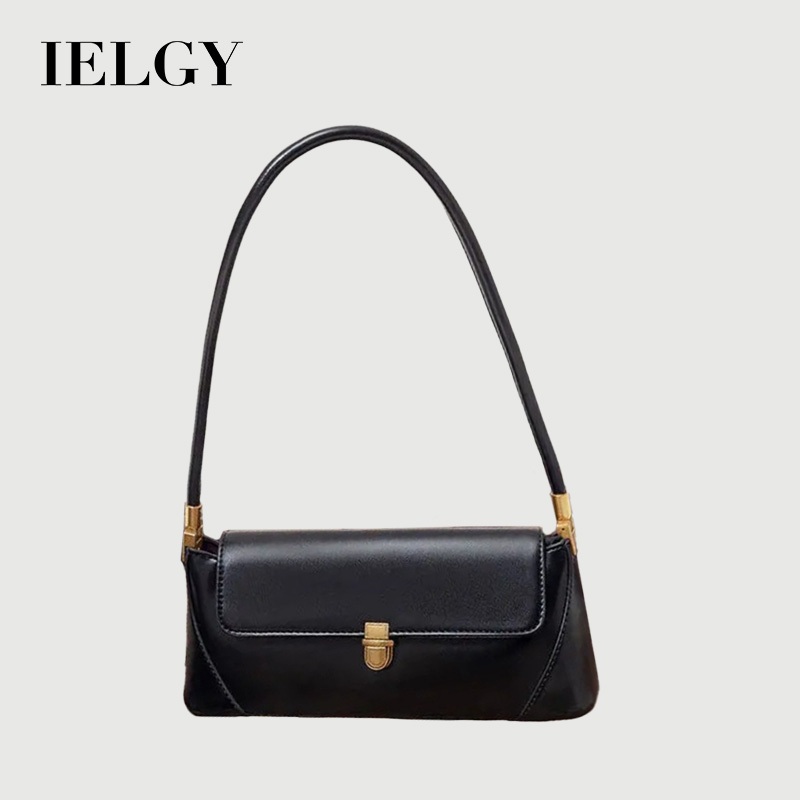 IELGY Niche design กระเป๋าผู้หญิงใหม่ย้อนยุคทุกการแข่งขันกระเป๋าใต้วงแขน