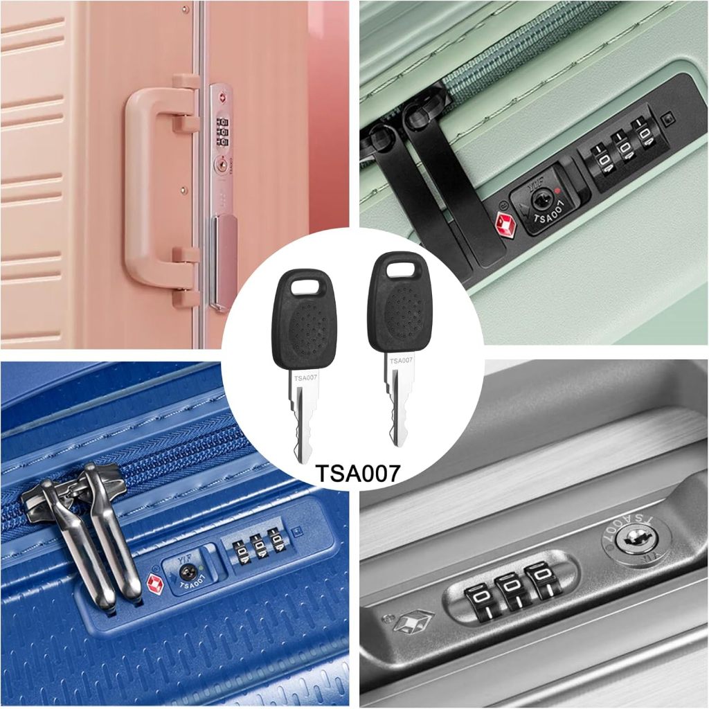 กุญแจกระเป๋าเดินทาง TSA007 TSA002 กุญแจหลักสําหรับเปลี่ยนกระเป๋าเดินทางสําหรับกระเป๋าเดินทางกระเป๋าเ