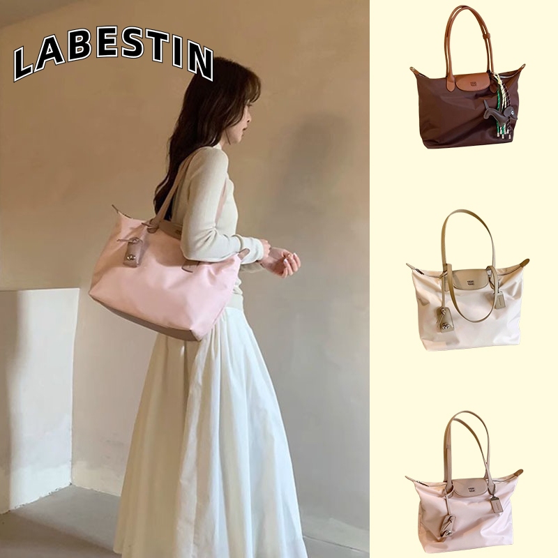 LABESTIN โท้ท กระเป๋า รุ่นใหม่ แฟชั่น หนังนิ่ม กระเป๋าไหล่ ผู้หญิง