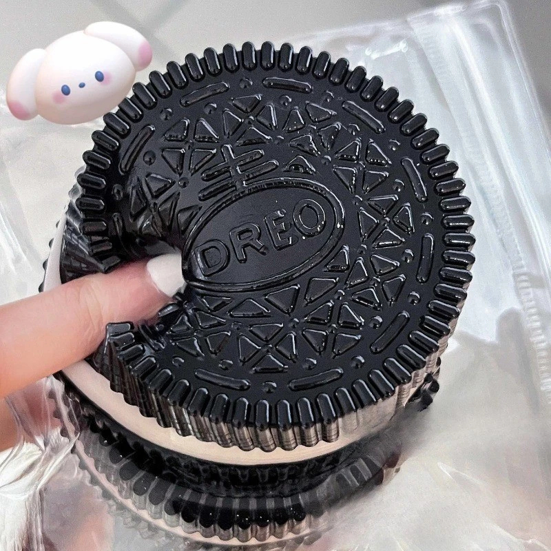 Big Oreo Cat Paw Taba Squishy พุดดิ้งบีบโคลนน่ารักบีบของเล่นของขวัญสําหรับเด็กผู้หญิงน่ารักบีบของเล่