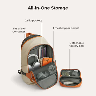 BAGSMART 25L 180 °เปิดกระเป๋าเป้สะพายหลังเดินทาง Clamshell กระเป๋าเป้สะพายหลังคอมพิวเตอร์ 15.6 นิ้ว กระเป๋าเป้สะพายหลังกีฬา