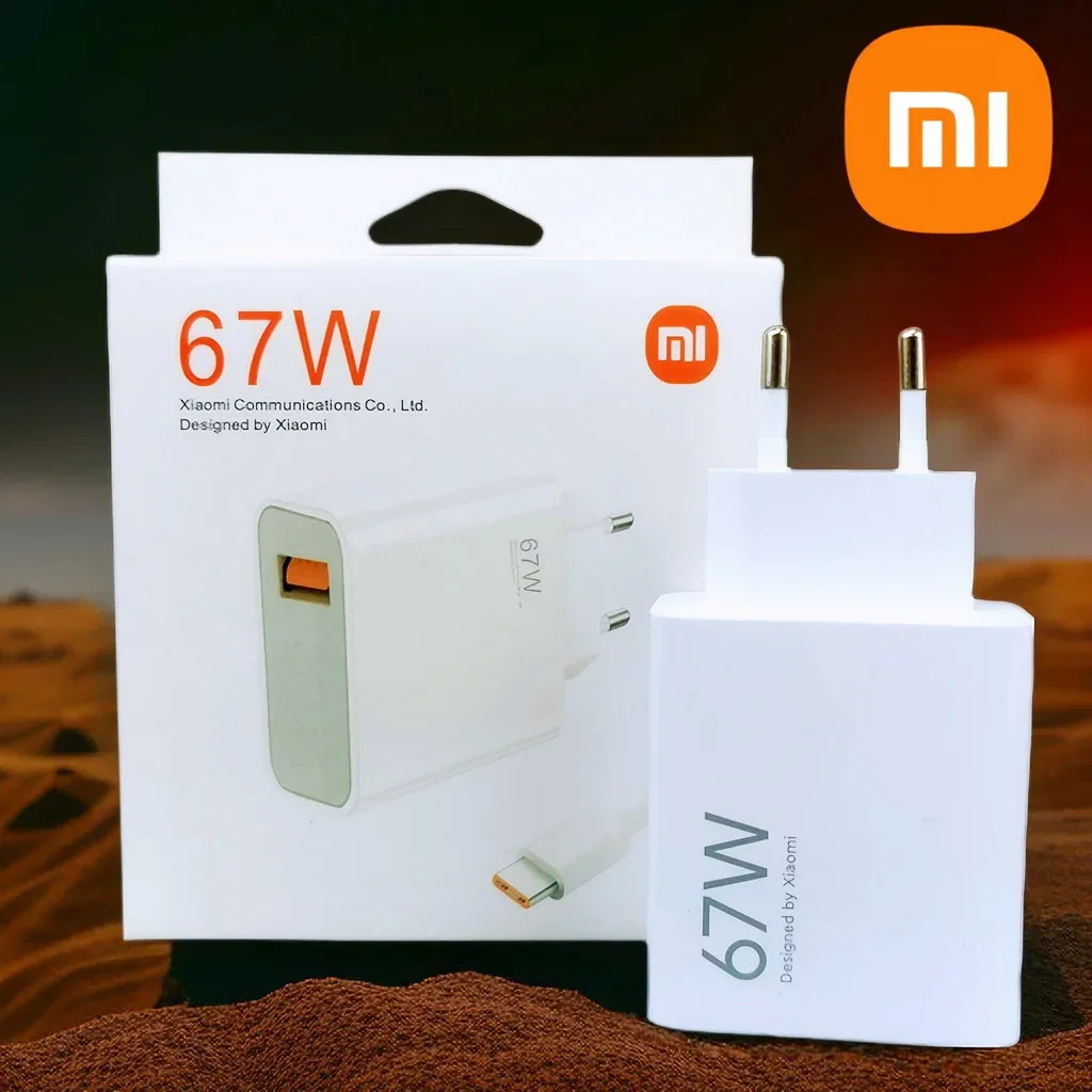 สําหรับ Xiaomi 12 12S Pro fast charger EU 67W Quick charge อะแดปเตอร์ 6A ประเภท C สําหรับ Mi 11 Ultr