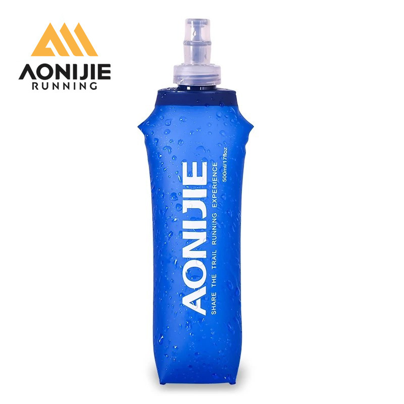 AONIJIE  SD09 SD10 tpu ขวดน้ําขนาด 250 มล. 500 มล. แบบพับได้สําหรับวิ่งเดินป่าขี่จักรยาน bpa - free