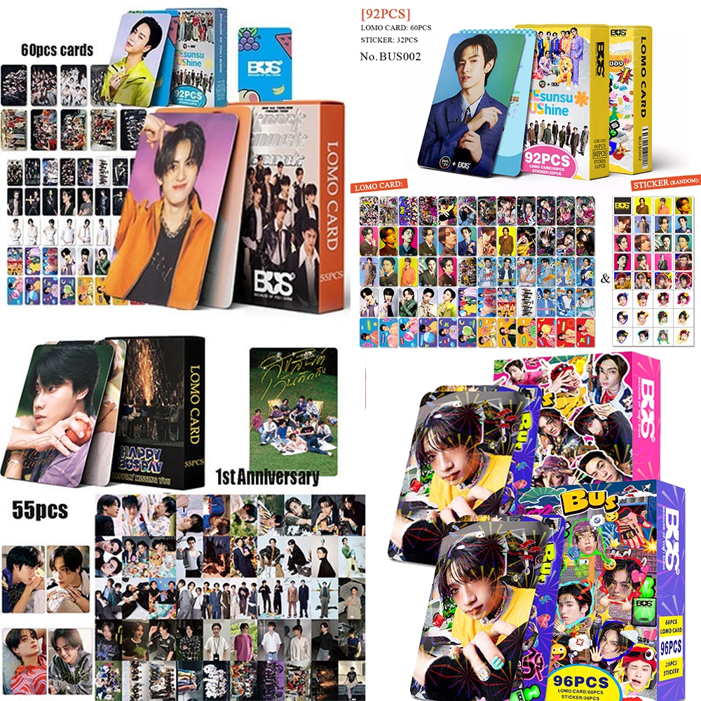 92 ชิ้น การ์ด bus Photocards เพราะคุณฉันส่องแสง 2024 การ์ด LOMO ทีมผู้ชาย Debut ใหม่