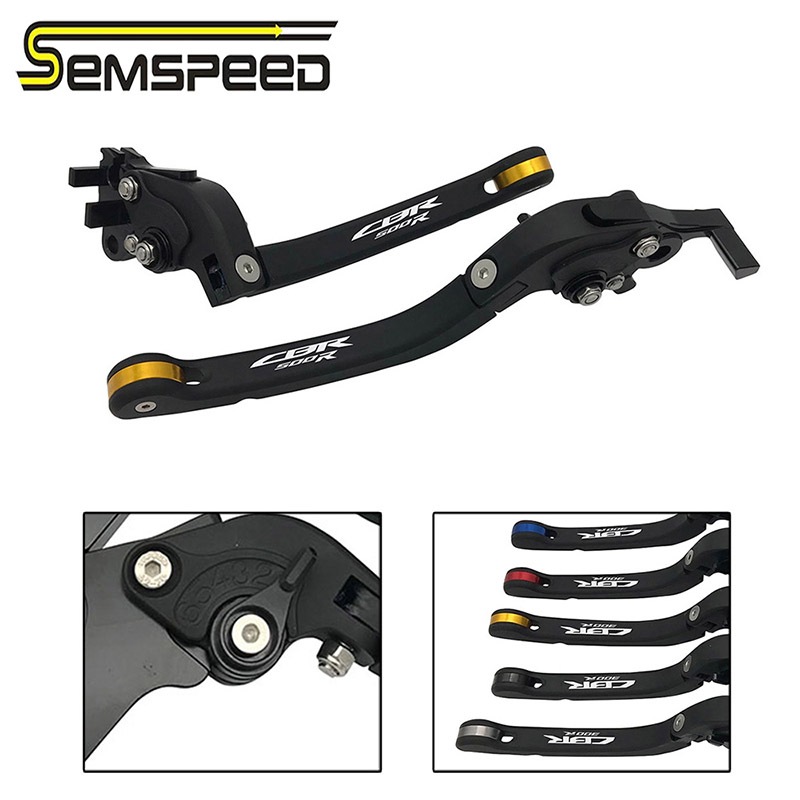 SEMSPEED รถจักรยานยนต์ CNC ปรับพับคลัทช์เบรคสําหรับ Honda CBR500R CBR 500 R 2022-2024