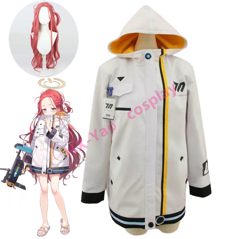 【HX-YAO】Blue Archive cosplay Anime costume Hanaoka Yuzu คอสเพลย์อะนิเมะเครื่องแต่งกาย