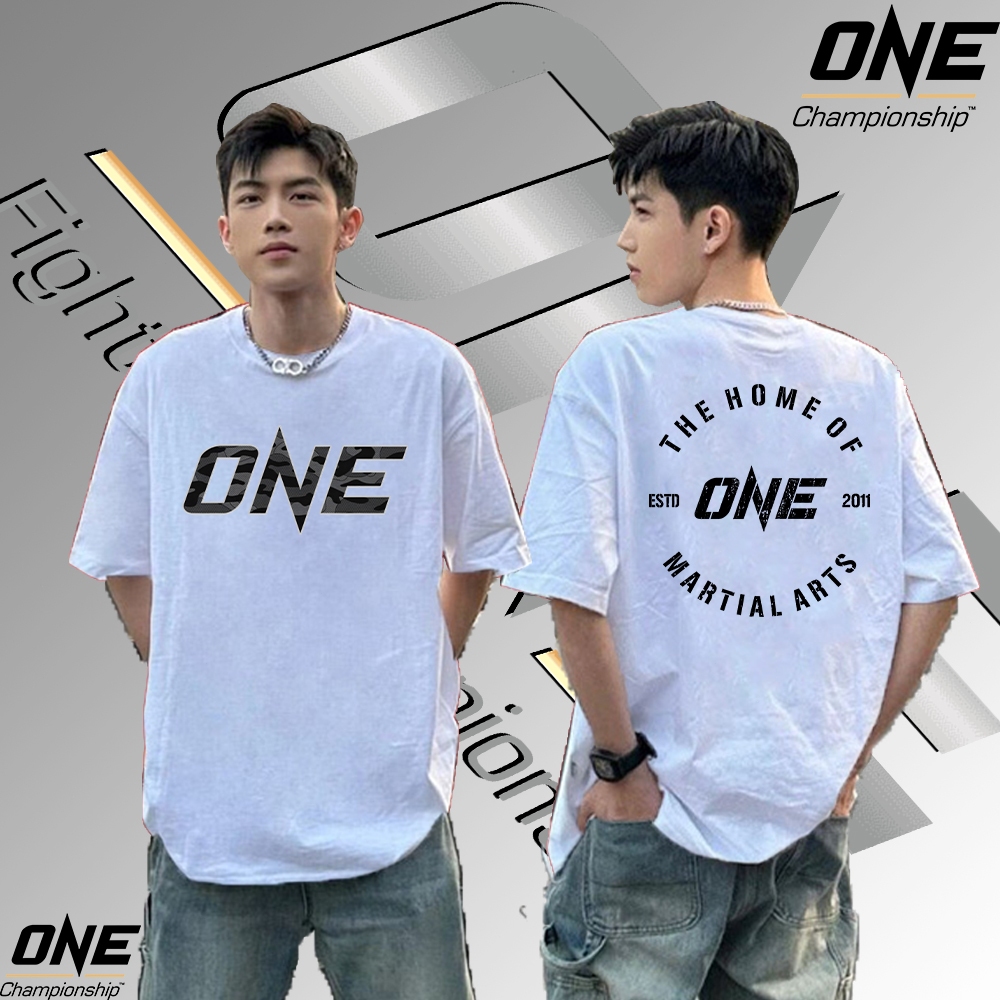เสื้อ One Championship T-shirt ผ้า Cotton ใส่สบาย ไม่หด ไม่ย้#014