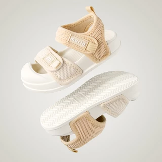Cheerful Mario รองเท้ารัดส้นเด็ก sandals ตีนตุ๊กแก สีพาสเทล รองเท้าแตะหัดเดิน ป้องกันการชน เบา กันลื่น สําหรับเด็กผู้ชาย และเด็กผู้หญิง
