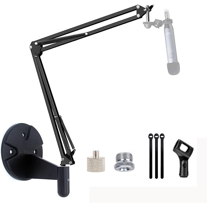 Ember XLR Microphone Wall Mount, Mic Stand Arm Holder ใช้งานร่วมกับ Blue Ember และ Yeti Nano Microph