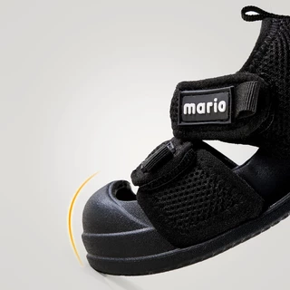 Cheerful Mario รองเท้ารัดส้นเด็ก sandals ตีนตุ๊กแก สีพาสเทล รองเท้าแตะหัดเดิน ป้องกันการชน เบา กันลื่น สําหรับเด็กผู้ชาย และเด็กผู้หญิง
