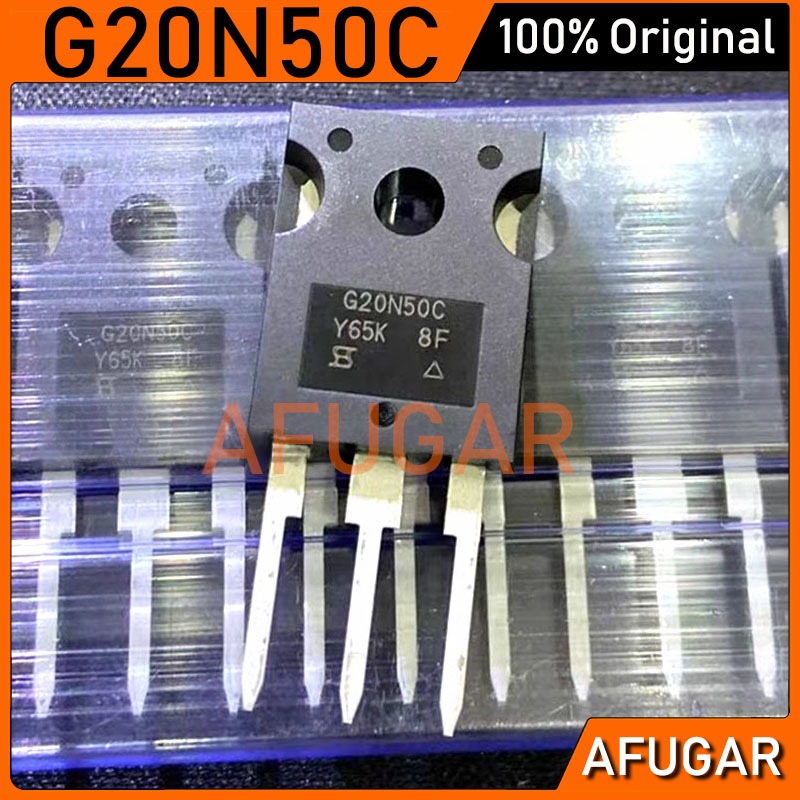 3pcs G20N50C TO-247 SIHG20N50C G20N50C G20N50 TO247 20N50 20A/500V MOSFET ทรานซิสเตอร์ใหม่ IC