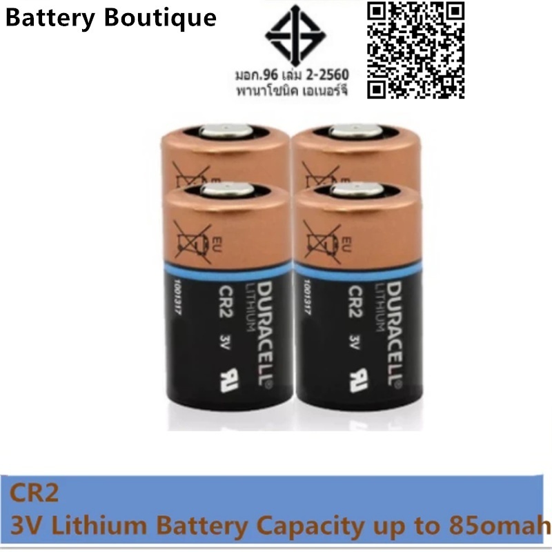 แบตเตอรี่ลิเธียม Duracell 3V CR2 CR15H270 CR15270 5046LC KCR2 เหมาะสําหรับอุปกรณ์การมองเห็นได้ในเวลา