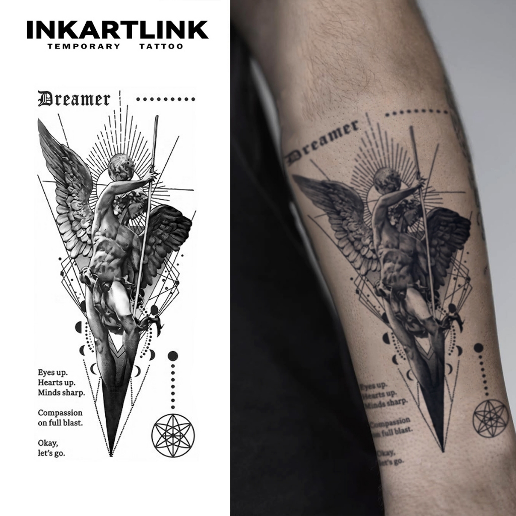 Inkartlink Dreamers Ascent กันน้ํา 15 วัน, รอยสักเฮนน่าชั่วคราว, รอยสักปลอม, รอยสักวิเศษกึ่งถาวร
