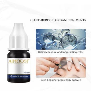 [Aimoosi] เม็ดสีออร์แกนิก สักคิ้ว-ปาก不掉สี แบบติดทน ผ่านการรับรอง FDA สารสกัดจากไม้สัด 99% สําหรับนักสักมืออาชีพ ขายส่งหมึกสักและสีเมคอัพถาวรระดับมืออาชีพ