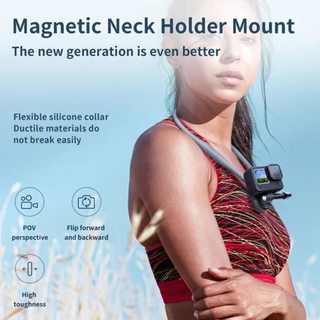 telesin gopro ขายึดคล้องคอ Neck Camera Holder Mount for GoPro Hero 13/12/11/10/9/8/7/6/5/4 และโทรศัพท์ ทุกรุ่น วัสดุABS