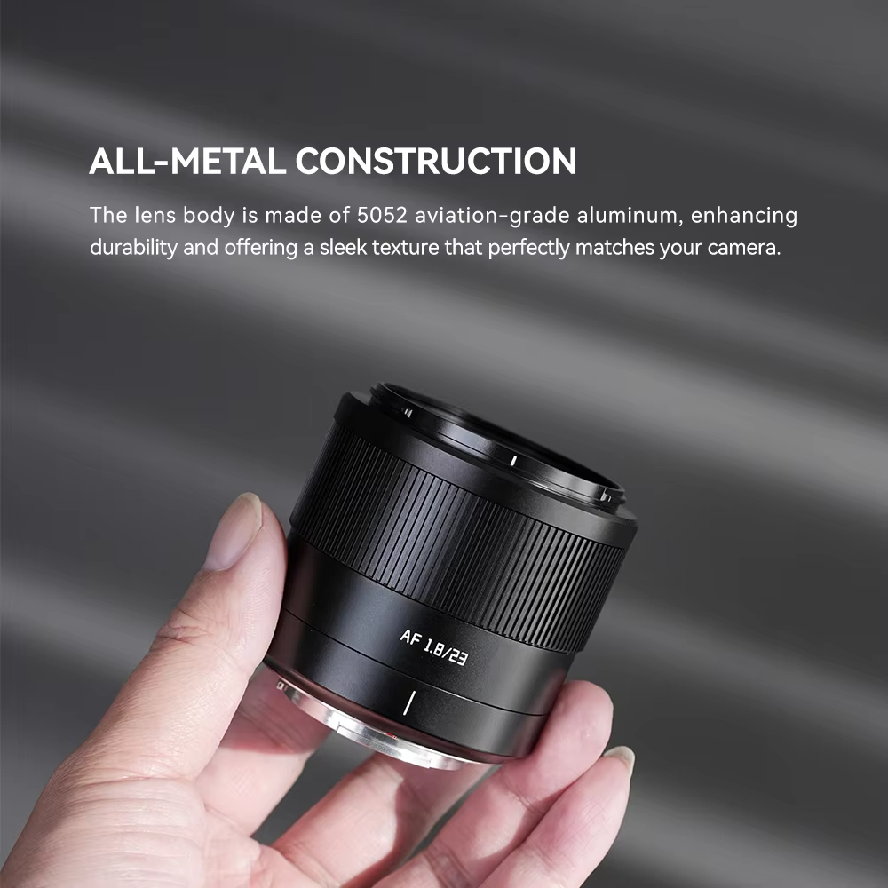 Ttartisan AF 23mm F1.8 ขนาดใหญ่ Aparture Autofocus Prime เลนส์สําหรับกล้อง Humanity การถ่ายภาพพร้อม Fujifilm XF-mount