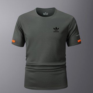 สินค้าใหม่ล่าสุด เสื้อยืดแขนสั้นผู้ชายกีฬาฟิตเนสยืดเสื้อยืดแ…