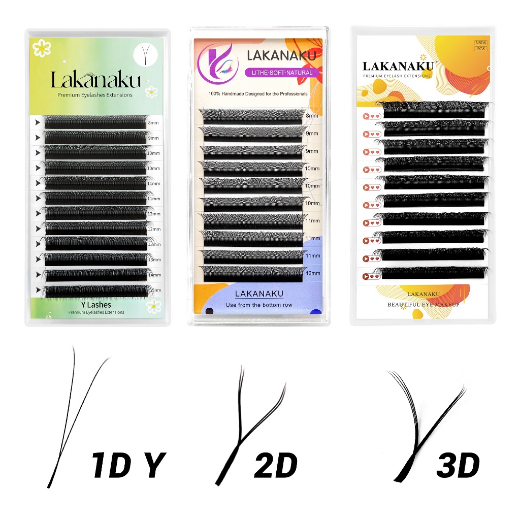 LIAKAKU 1D Y Lashes YY ขนตาต่อขนตา