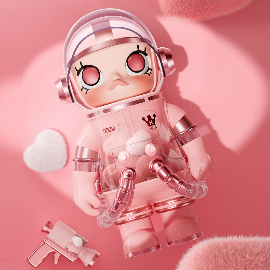 2️⃣4️⃣𝐇 พร้อมส่งจากไทย🚚กล่องอะคริลิค  กล่อง Space Molly 400% สำหรับทุกคน POP MART MEGA SPACE MOLLY 400% กล่องครอบโมเดล สินค้าแข็งแรงแน่นอน 25*25*35cm