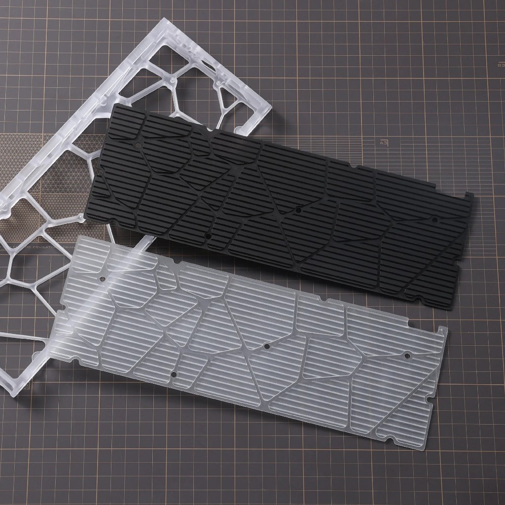 Holy60 แผงฝาครอบด้านล่าง PC ฝ้าโปร่งใส