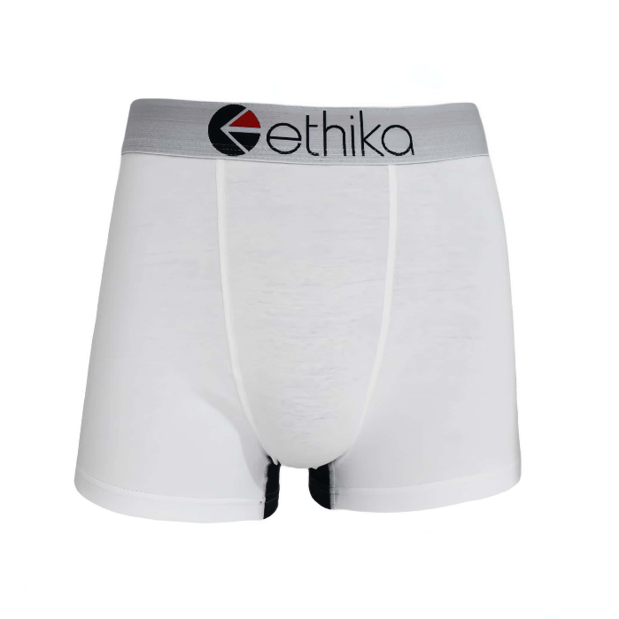 Ethika ผู้ชายสั้นสองสี Splicing ชุดชั้นในสไตล์อเมริกันไนลอนแห้งเร็ว Breathable PLUS ขนาดกีฬาฟิตเนสวิ่งบาสเกตบอลการฝึกอบรมการดูดซึมเหงื่อโรงงาน Outlet