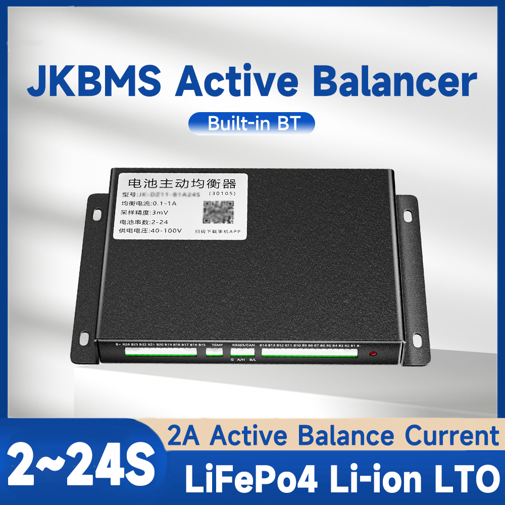 Jkbms Active Balancer 8S 13S 14S 16S 17S 21S 24S 1A 2A สมาร์ท Equalizer บลูทูธ Li-ion Lifepo4