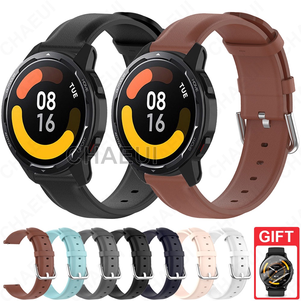 สายหนังสายนาฬิกาสร้อยข้อมืออุปกรณ์เสริมสําหรับ Xiaomi Watch S5 / 5 / S4 / S3 / 2 Pro / S1 Active / S1 Pro / Mi Watch Color