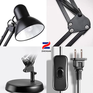ZHICHUAN โคมไฟตั้งโต๊ะ โคมไฟอ่านหนังสือ ไฟตั้งโต๊ะ Table lamp ปรับระดับได้ ขั๊ว e27 ประหยัดพลังงาน