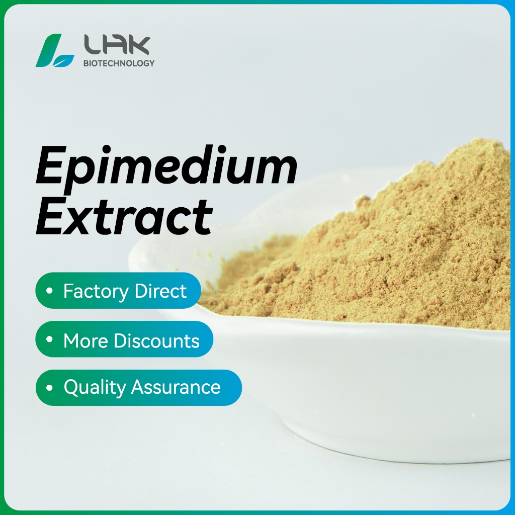 โรงงานจัดหา Epimedium extract 10:1 Epimedium extract powder CAS489-32-7