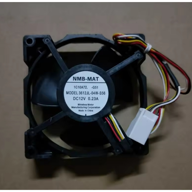 เหมาะสําหรับพัดลมตู้เย็น Mitsubishi Frostless ปริมาณลมขนาดใหญ่ NMB 3612JL-04W-S56 12V 0.23A