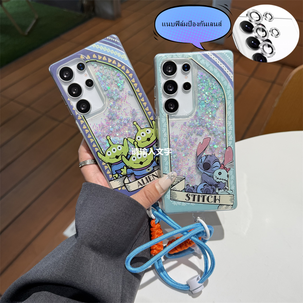 ทรายดูด การ์ตูนน่ารัก สโทร์ดี้ ไอ้สามตา เชือกมือ ซองโทรศัพท์ Samsung Galaxy S25 Ultra S25 Plus S25 S24 Ultra S24 Plus S24 S23 Ultra S23 Plus S23 S22Ultra Case เคสโทรศัพท์ใหม่ PC ป้องกันการตก เคสมือถือซัมซุง สไตล์น่ารัก