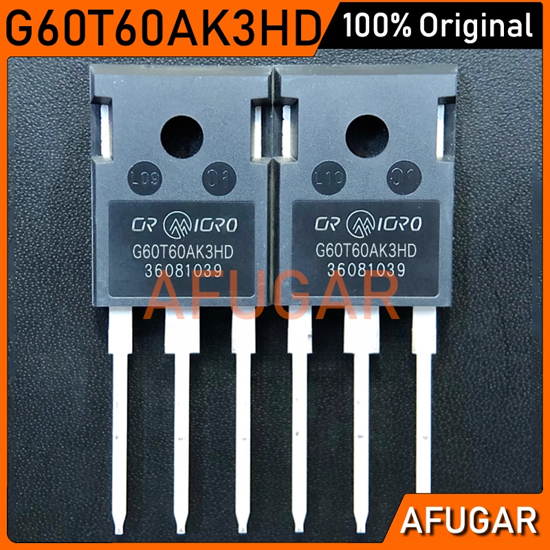 3 ชิ้น Original G60T60AK3HD TO-247 CRG60T60AK3HD 60T60 TO247 60A/600V IGBT ทรานซิสเตอร์ใหม่เดิม