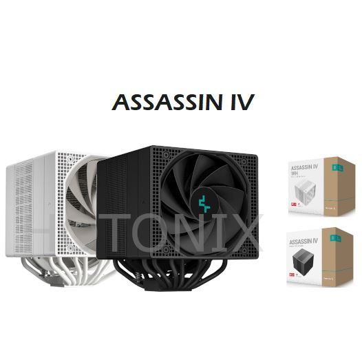 Deepcool ASSASSIN 4S IV CPU air cooler dual towers 7 ท่อความร้อน 280W สําหรับ LGA1700/20xx/1200/115x/AM4/AM5