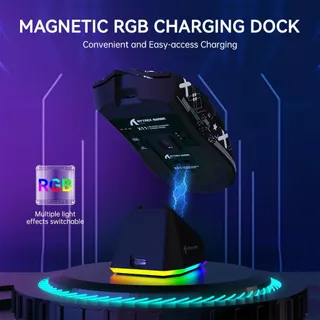 ATTACK SHARK X11 RGB เมาส์เกมมิ่งไร้สาย PAW3311 น้ําหนักเบา คีย์บอร์ด3 โหมด 2.4G/บลูทูธ/มีสาย