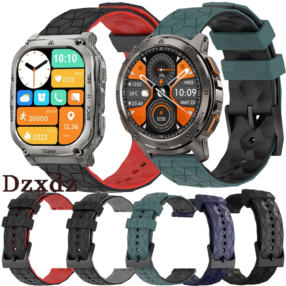 สาย Kospet TANK M3 T3 Ultra สายรัดข้อมือซิลิโคน สําหรับ KOSPET TANK M2 T2 M1 Ultra Smart Watch อุปกร